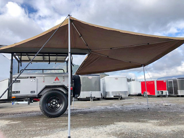 Batwing Awnings - www.doghousetents.com