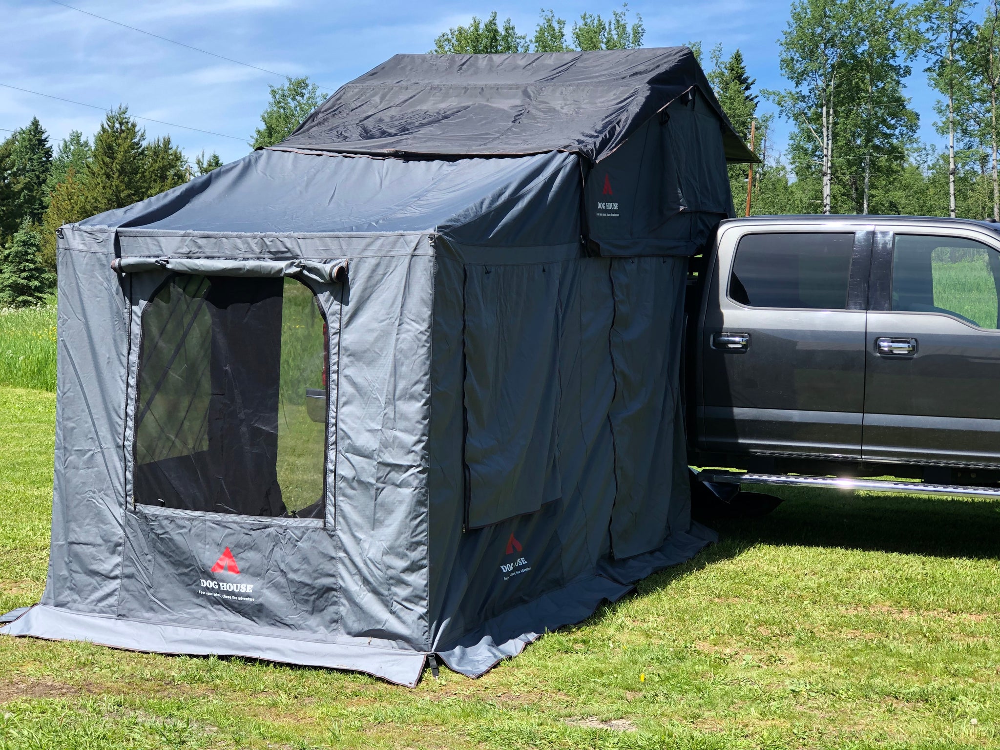 Double roof top clearance tent